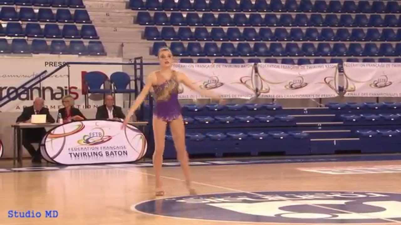 Twirling Bâton Finale N1 Dupuy Céline championne de France junior