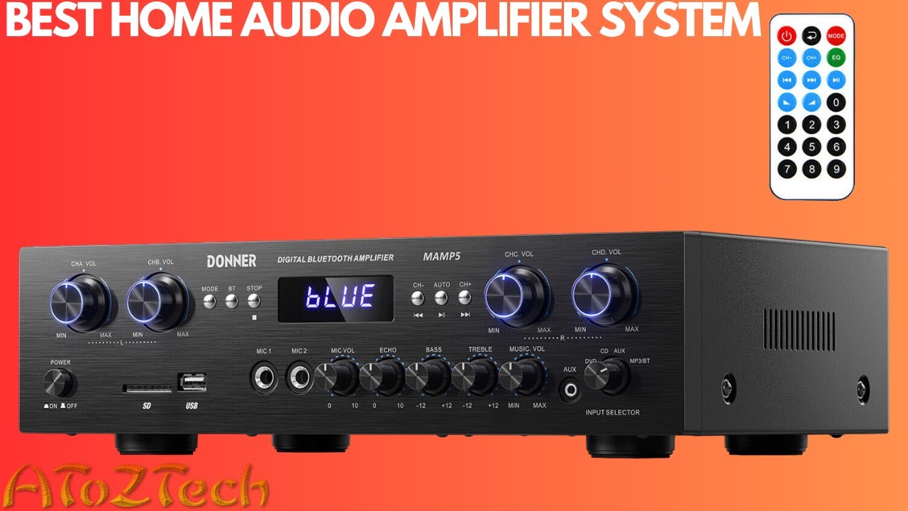 🎶🏡THE BEST HOME AUDIO STEREO AMPLIFIER SYSTEM OF 2023 | Top 5 Stereo Amps for Audio Connoisseurs!