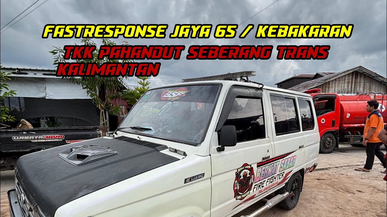🔴FASTRESPONSE JAYA 65 / KEBAKARAN TKK JALAN PAHANDUT SEBERANG TRANS KALIMANTAN (kota palangkaraya)‼️
