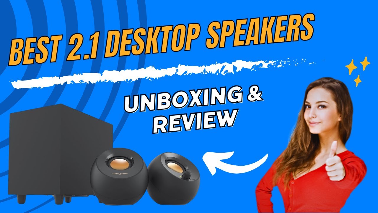 Creative Pebble Plus 2.1 Desktop Speakers - Sound Test, Unboxing & Review