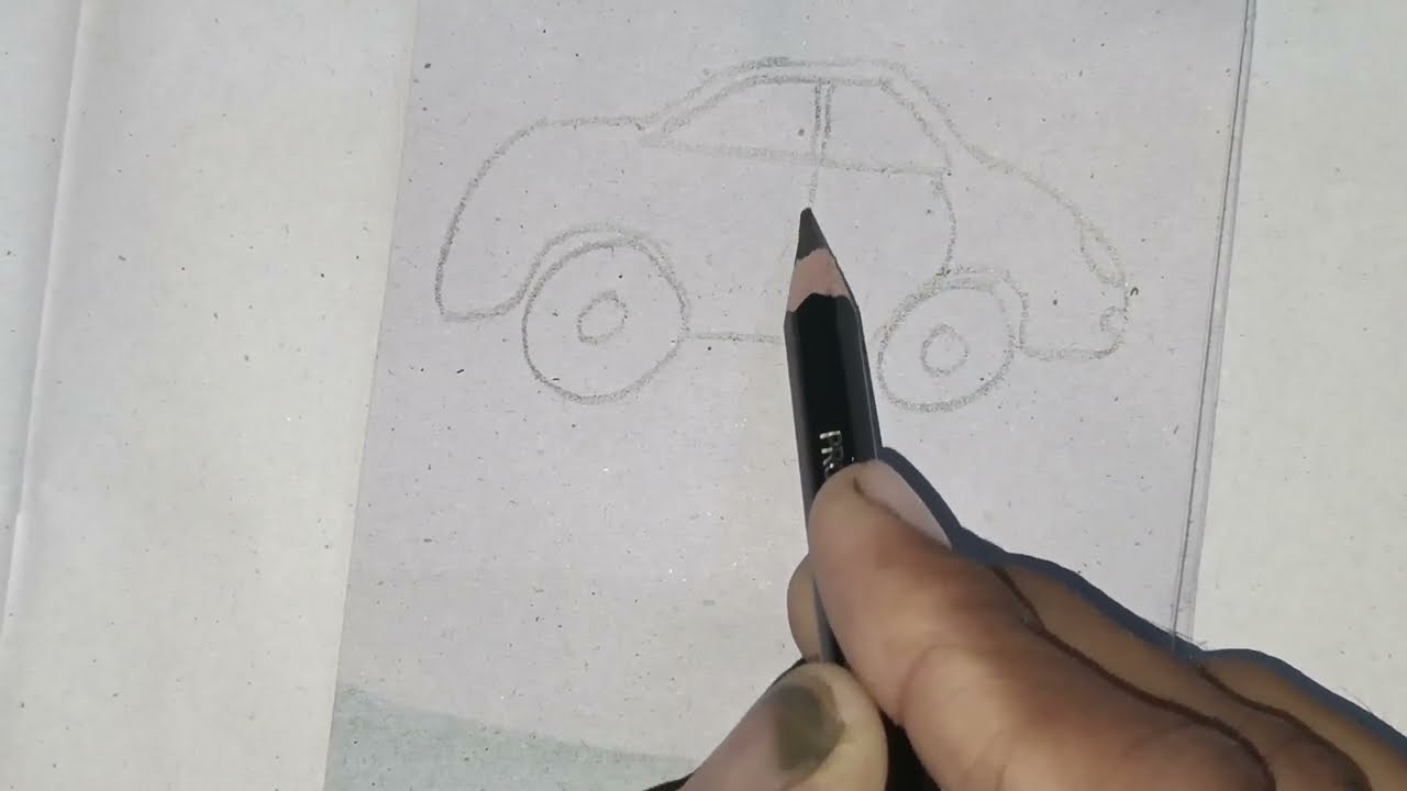 CAR 🚗 easy drawing step by step #drawing #easyhouse #art #drawing4kids 