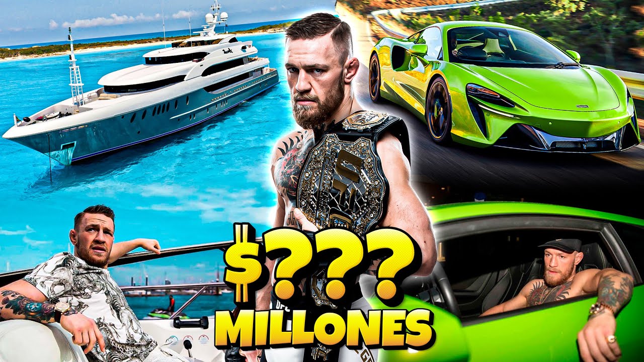 Así es la vida lujosa de Conor McGregor | Coches, Mansiones, Yates, Relojes, Fortuna...
