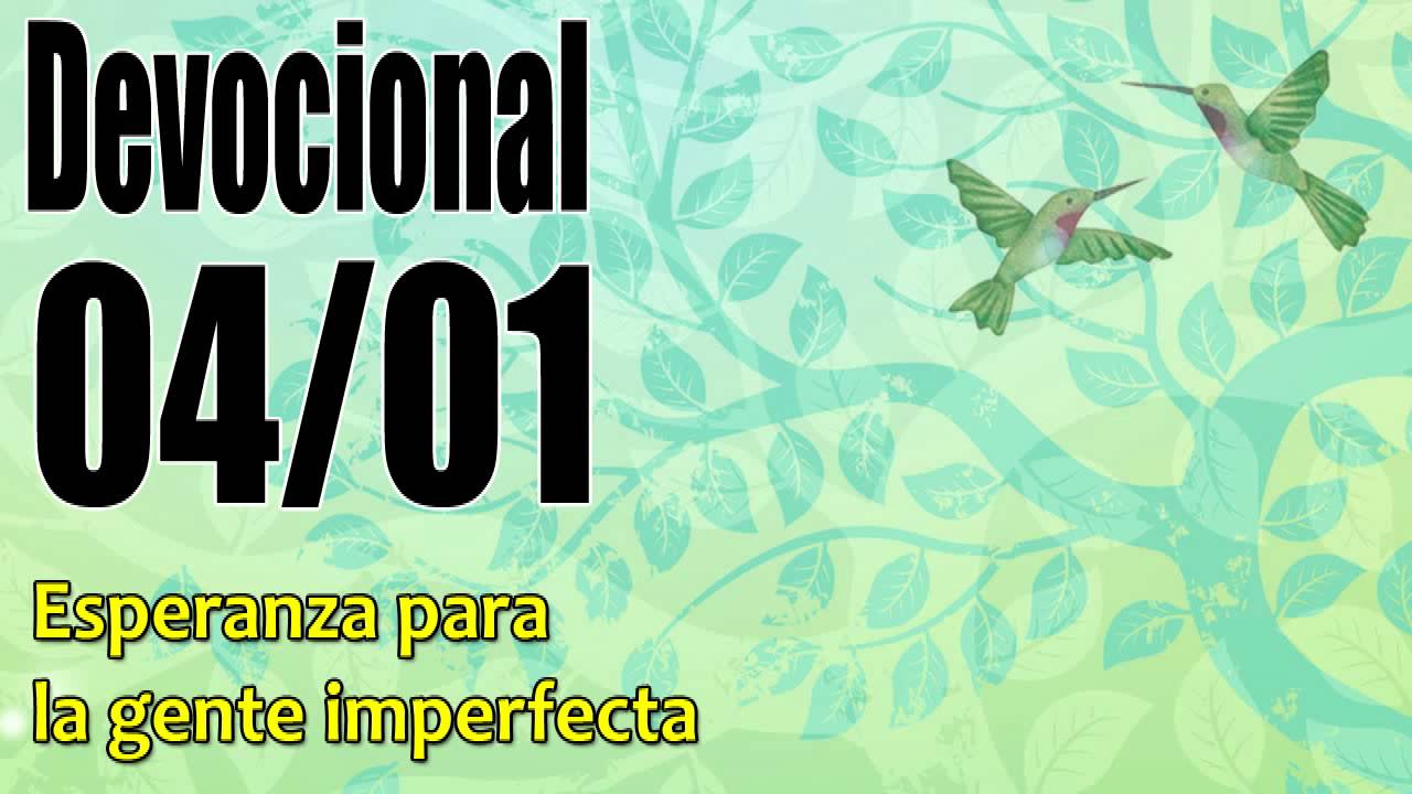 Esperanza para la gente imperfecta. Devocional John Piper Solid Joys 04/01