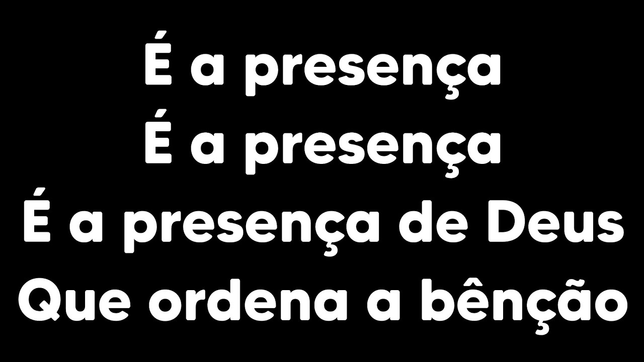 Eliane Fernandes - Presença (Voz com Letra) CD É Pra Melhor
