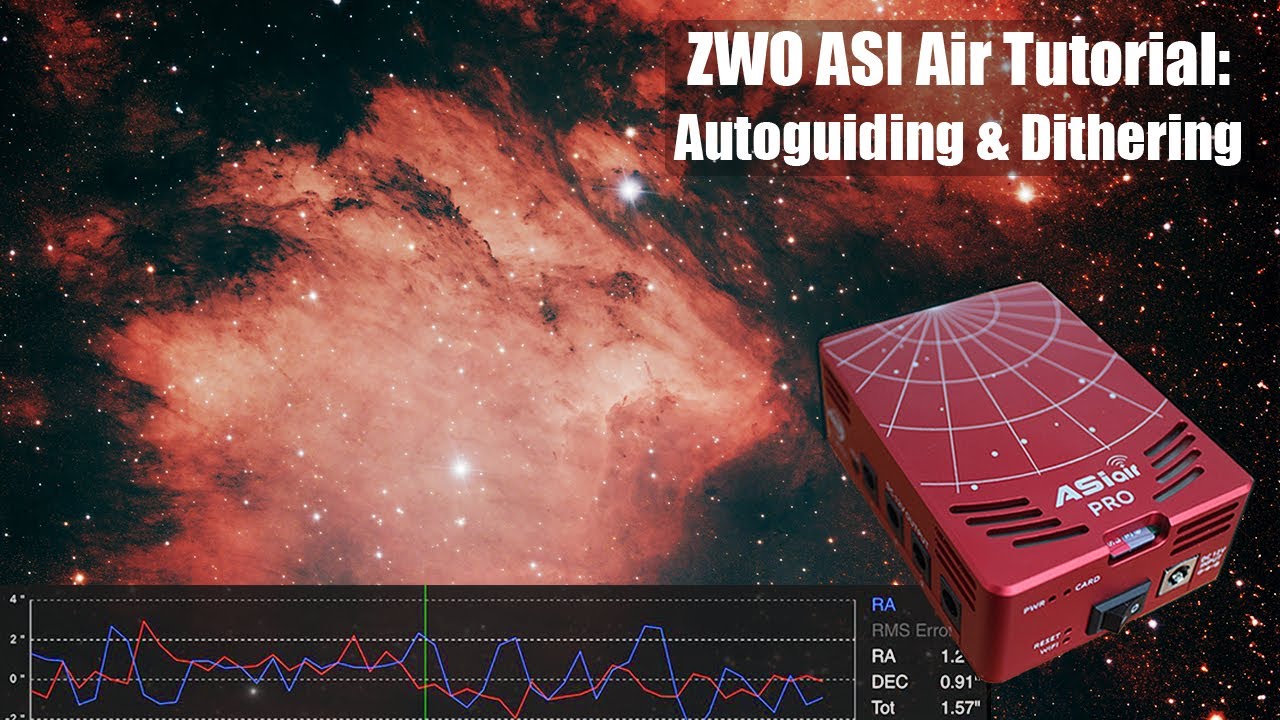 Учебное пособие по ZWO ASI Air: автогидирование и сглаживание