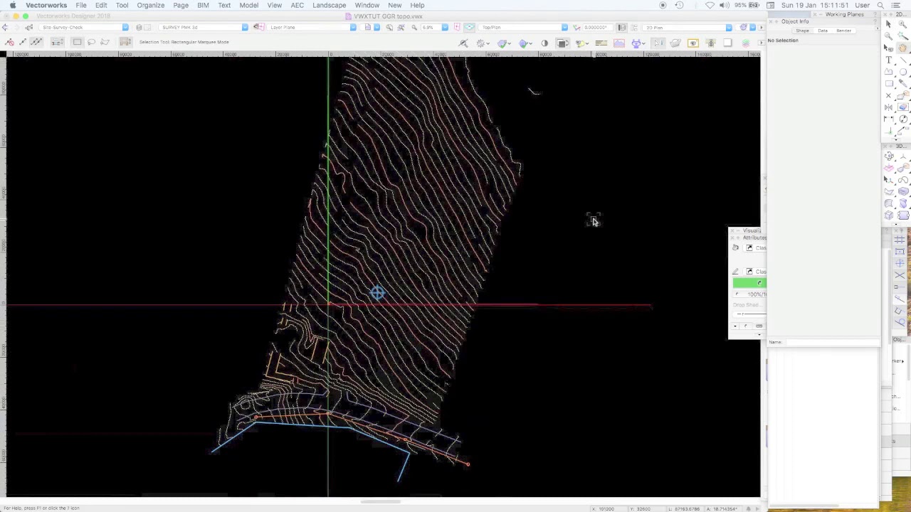 VECTORWORKS TUTORIAL 08 - TOPO IMPORT