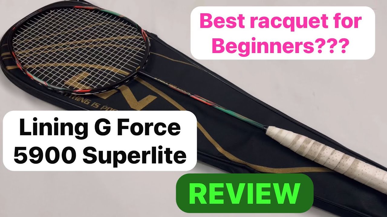 Lining g force 5900 superlite badminton racquet review #badminton #badmintonlovers #lining #sports