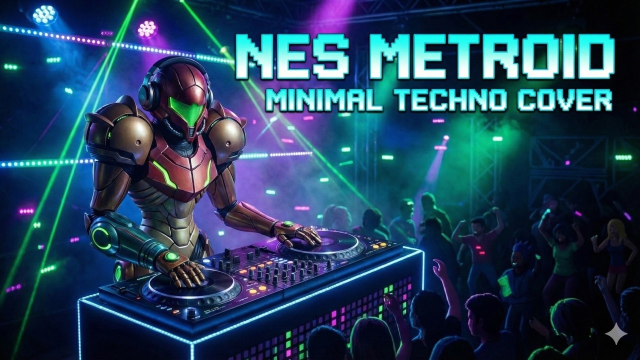 Metroid (NES) - Minimal Techno Cover | Sci-Fi Ambience & Deep Focus