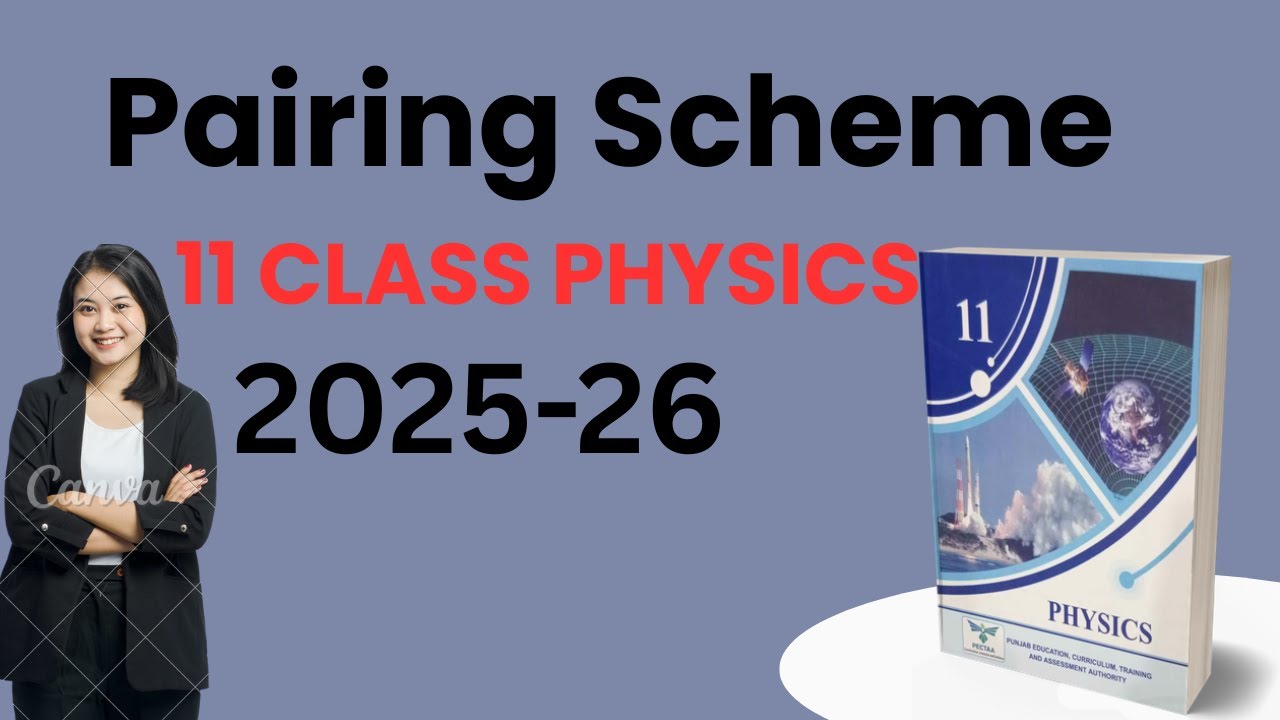 11th Physics Pairing Scheme 2026 | Class 11 physics pairing - Exam 2026