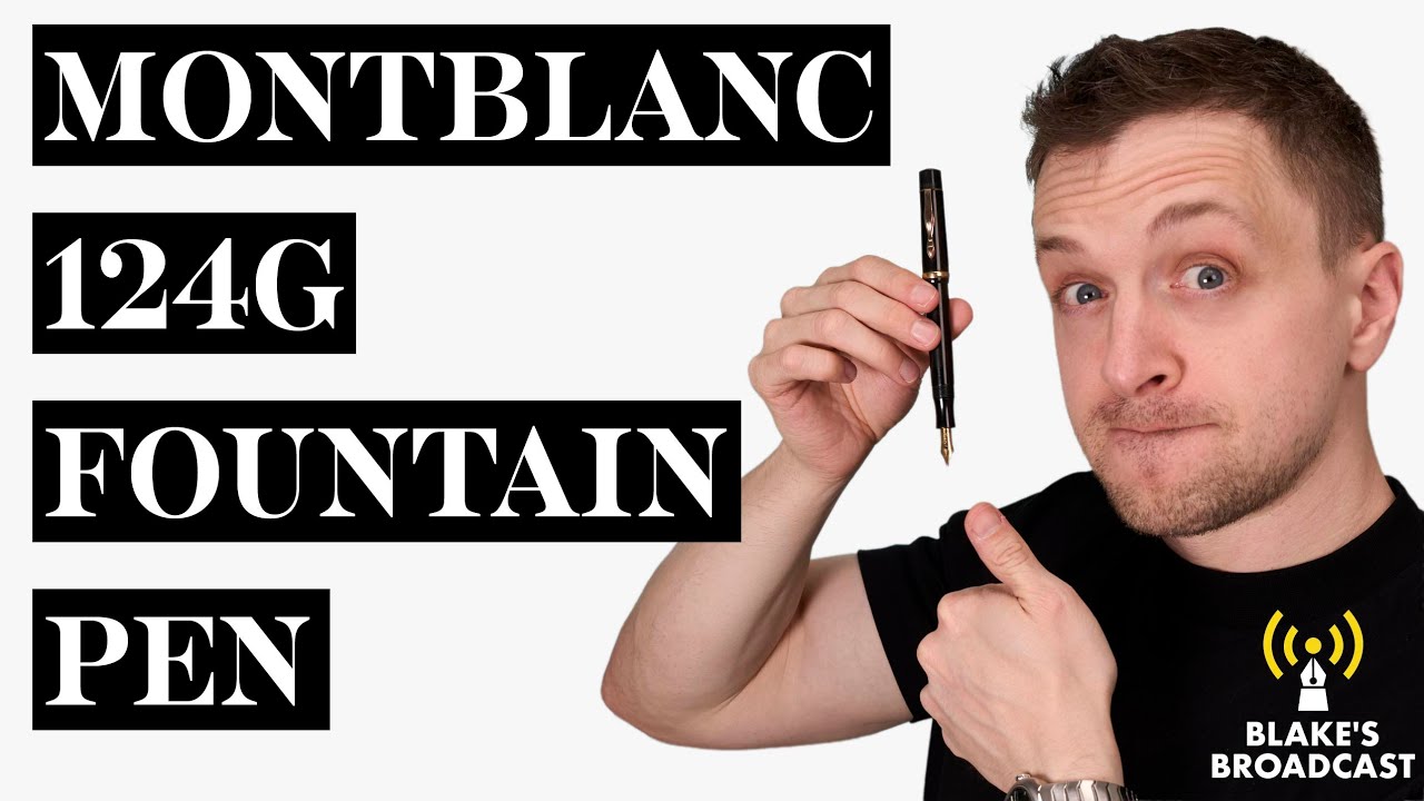 Обзор перьевой ручки Montblanc 124G Meisterstück 4K