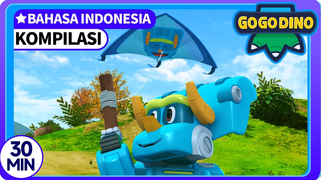 【GOGODINO EXPLORERS II】Kompilasi | EP01-03 | Kartun Anak | Lagu | Indonesia | Musim 4