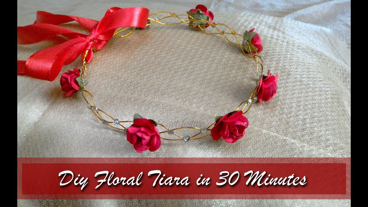 DIY FLORAL TIARA IN 30 MINUTES