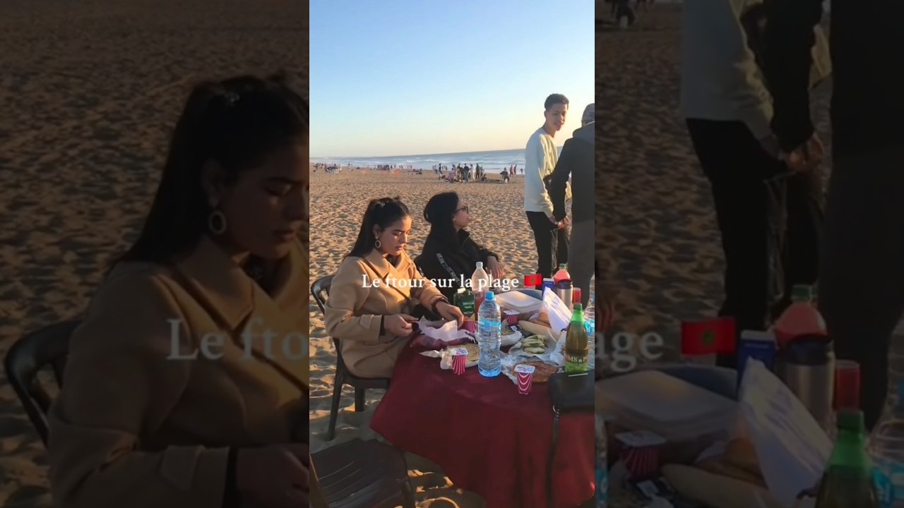 Ftour Ramadan Maroc  ✨🌙 #recettefacile #morocco #رمضان #maroc #ftour #Ramadan #🇲🇦 #beach