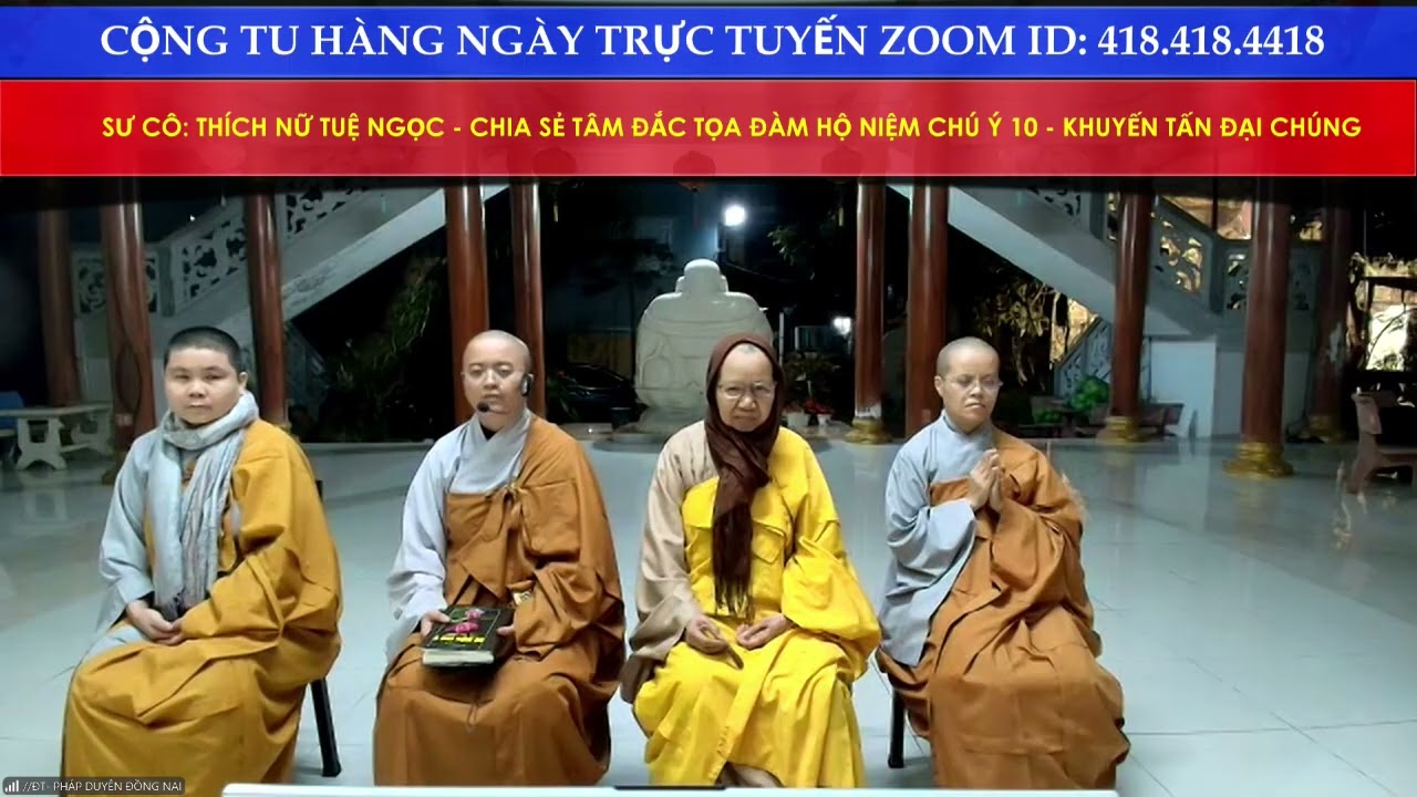 GIA ĐÌNH NGƯỜI BỆNH CẦN PHẢI KHẨN CẦU BHN - SC PHÁP DUYÊN CHIA SẺ TÂM ĐẮC TĐHNCY 10 KHUYẾN TẤN Đ/TU