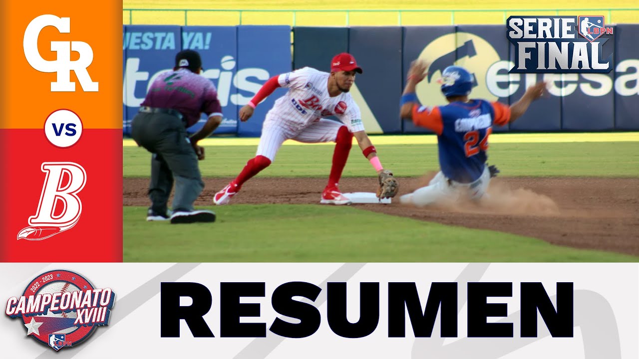 GIGANTES 🆚 BÓER, RESUMEN DE JUEGO #1 DE LA SERIE FINAL