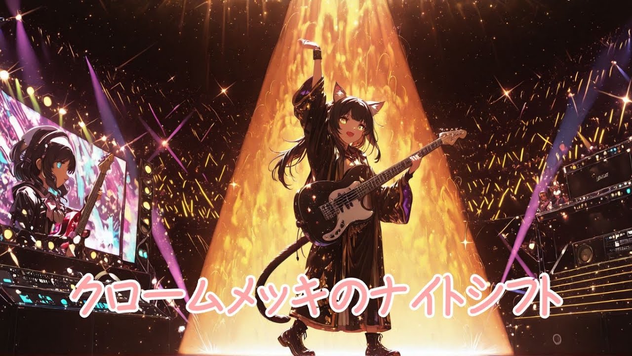 Kuroneko Music - クロームメッキのナイトシフト (Instrumental)