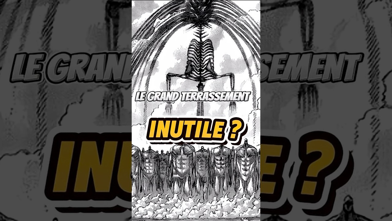 Le grand terrassement &eacute;tait inutile ? #attaquedestitans #snk #attackontitan #aot #snk #eren #anime
