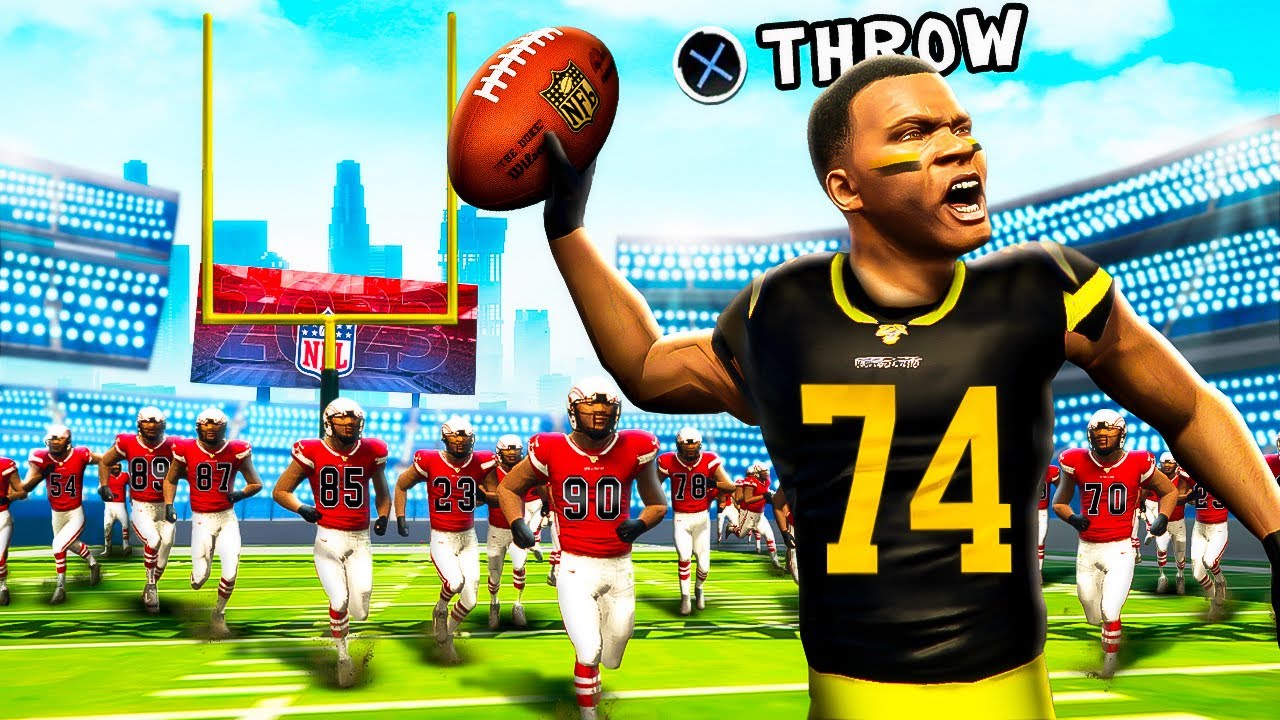 I Added PRO FOOTBALL To GTA 5 But This Happened... (Mods)