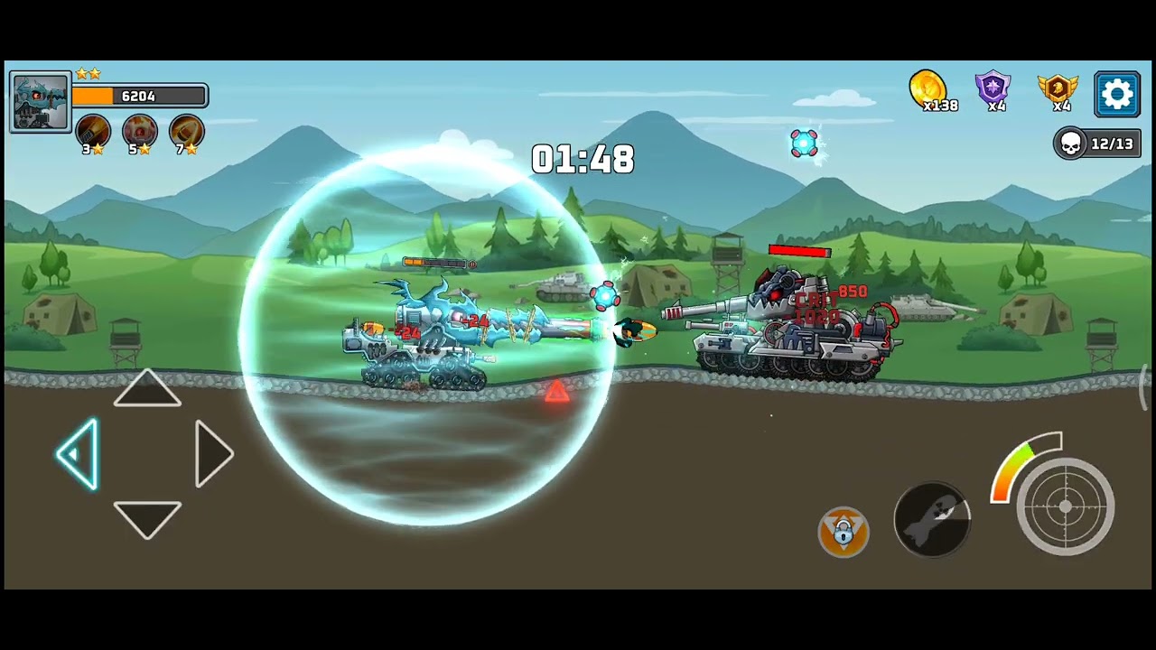 Tank Arena : Steel Battle - Level 1 to 9 Boss Run