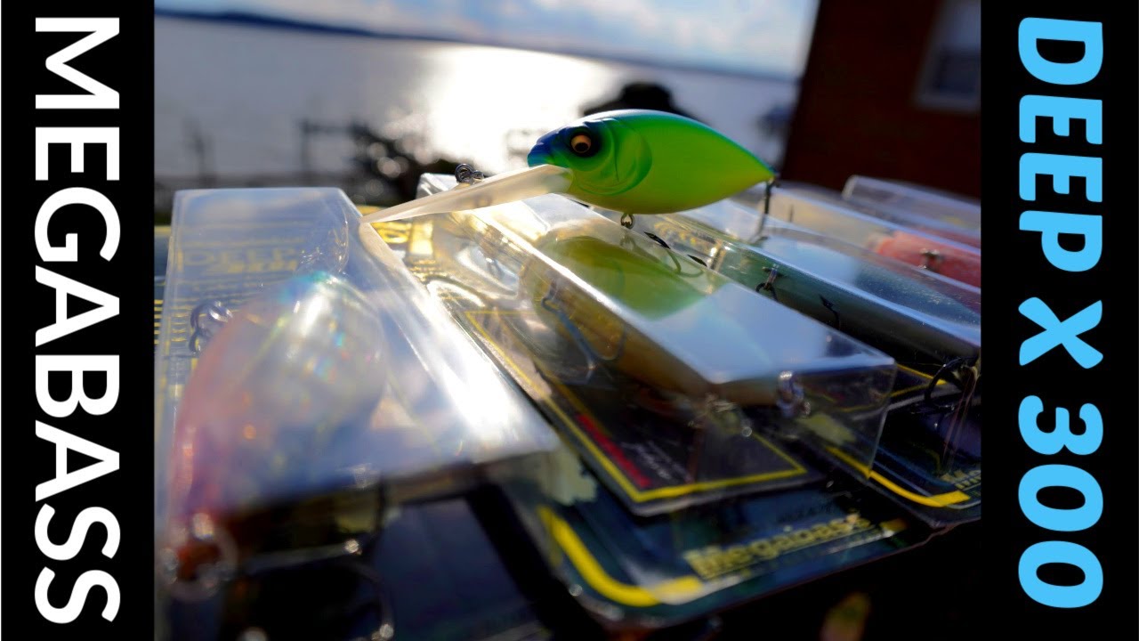 The HOOK UP TACKLE Unboxing - MEGABASS DEEP X 300 CRANKBAITS!