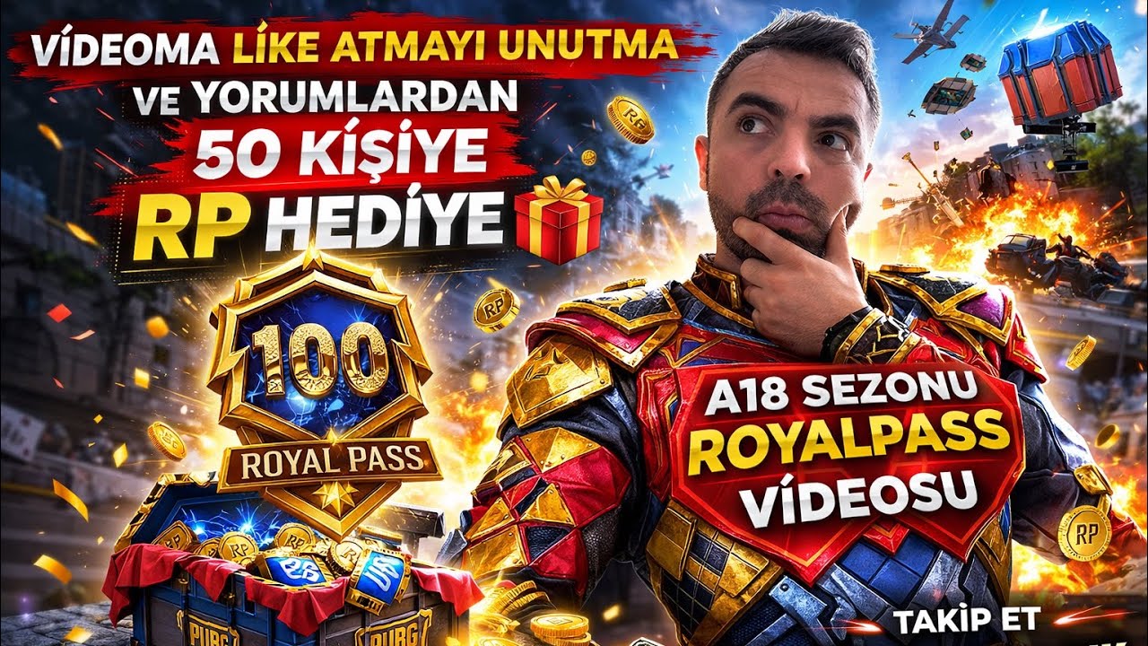 A18 ROYALPASSI AÇIP FULLEDİK NELER VAR İÇERİĞİNDE HEPBİRLİKTE GÖRELİM GEL ❤️#pubgmobiletr 