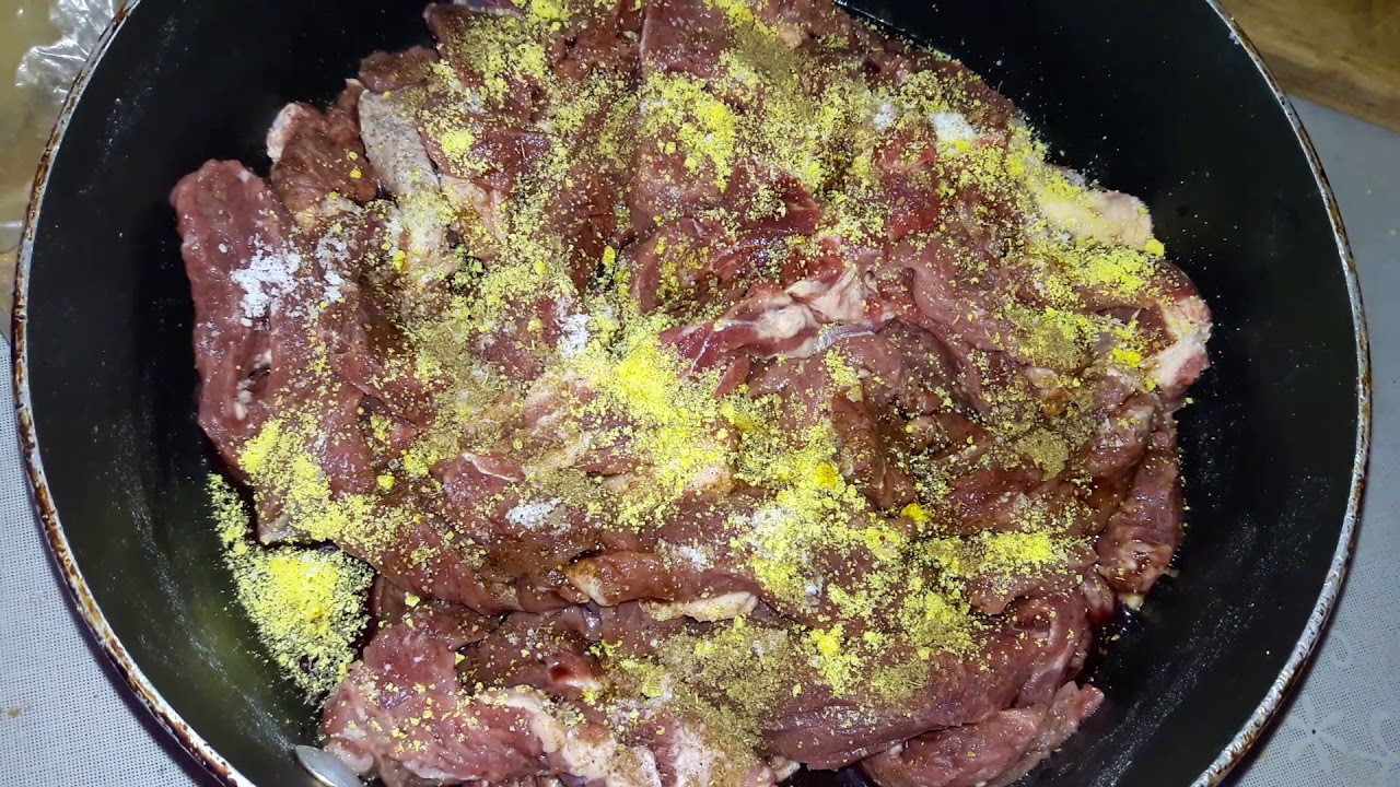 RECETA PREPARACIÒN CARNE DE RES PARA AZAR AL ESTILO CATRACHO🍴