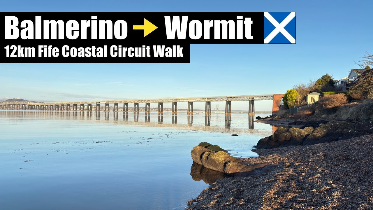 12km Fife Coastal Walk - Balmarino to Wormit circuit on banks of River Tay - Scottish Walk 🏴󠁧󠁢󠁳󠁣󠁴󠁿