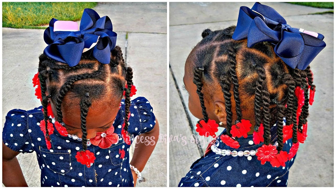 Easy Ponytails & Twists | Pooh's Hair | Natural Hair Care