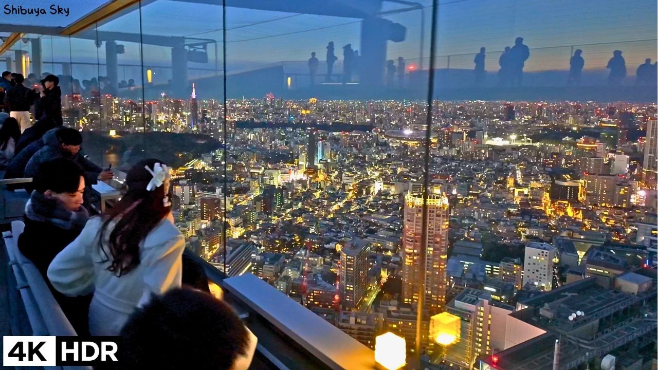 💓A Sky So Beautiful It Looks Like CGI | Shibuya Sky in Tokyo Jp  2026 4kHDR