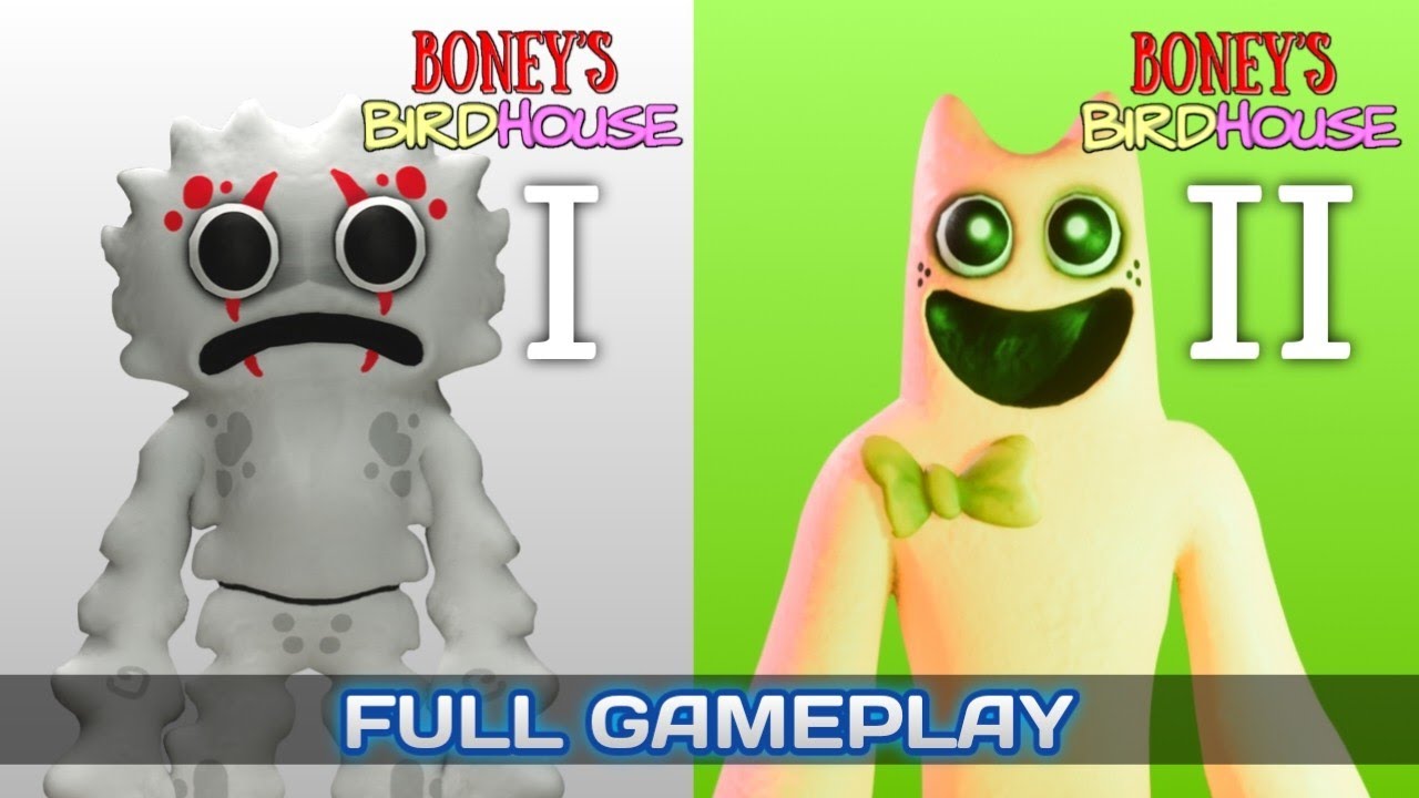 BONEY'S BIRDHOUSE ALL CHAPTERS 1,2 (REMAKE) Full Gameplay - New Mascot Horror