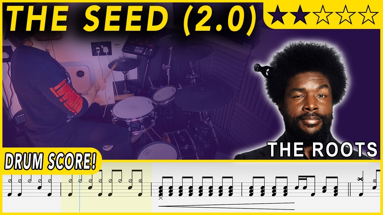 The Seed (2.0) - The Roots | DRUM SCORE Sheet Music | #450 DRUMSCRIBE