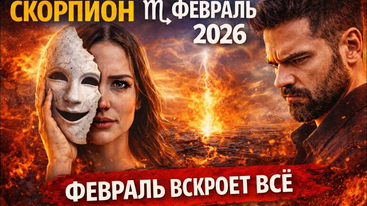 ♏️ СКОРПИОН — ФЕВРАЛЬ БОЛЬШЕ НЕ ПРО КОНТРОЛЬ