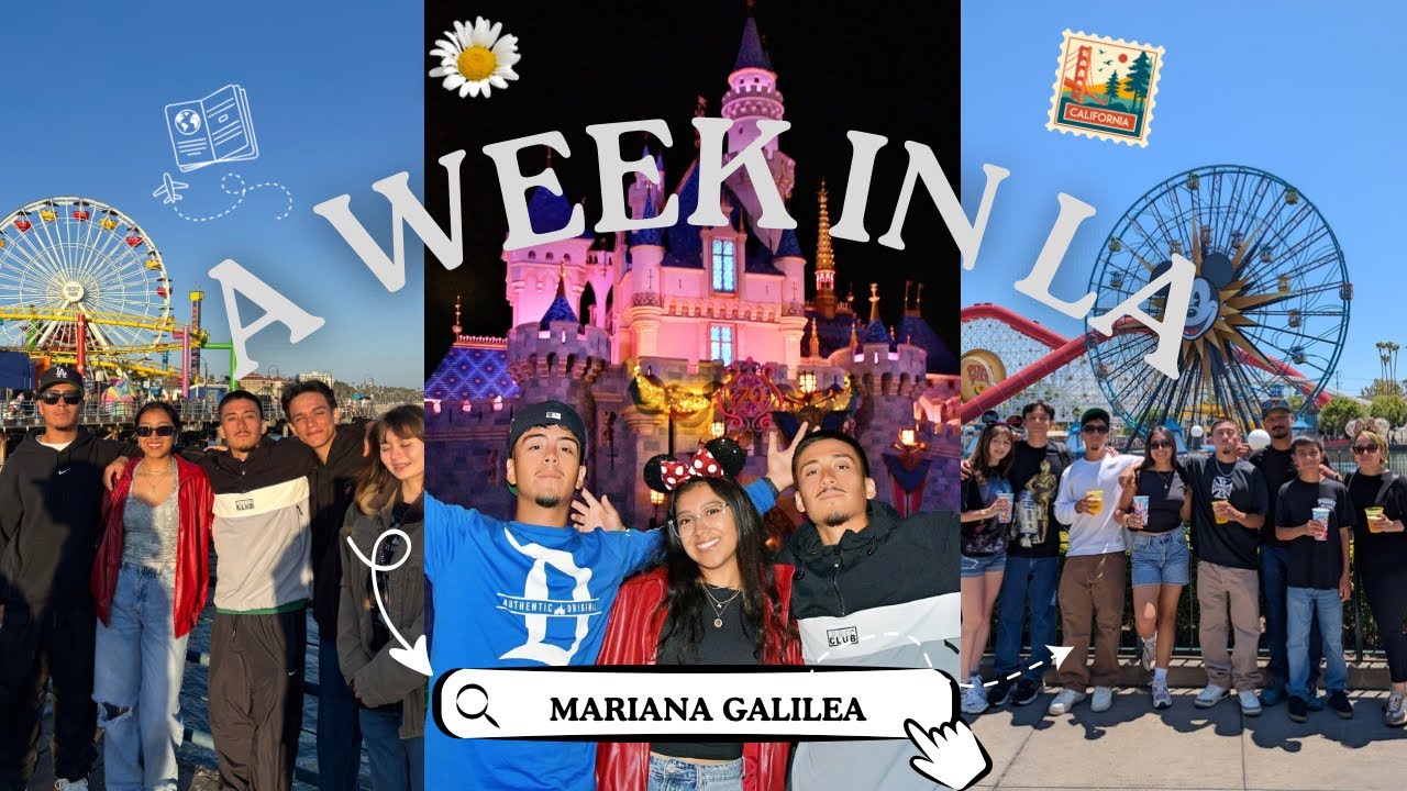 TRAVEL VLOG | Disneyland + LA 🌴❤️‍🔥🎬🌟🐭