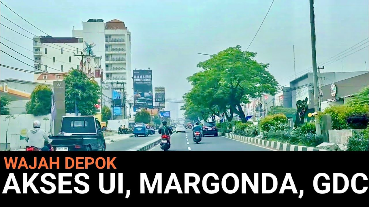 Driving through Jalan Akses UI, Margonda Raya, Grand Depok City (GDC) (7 Januari 2026, 07:50)