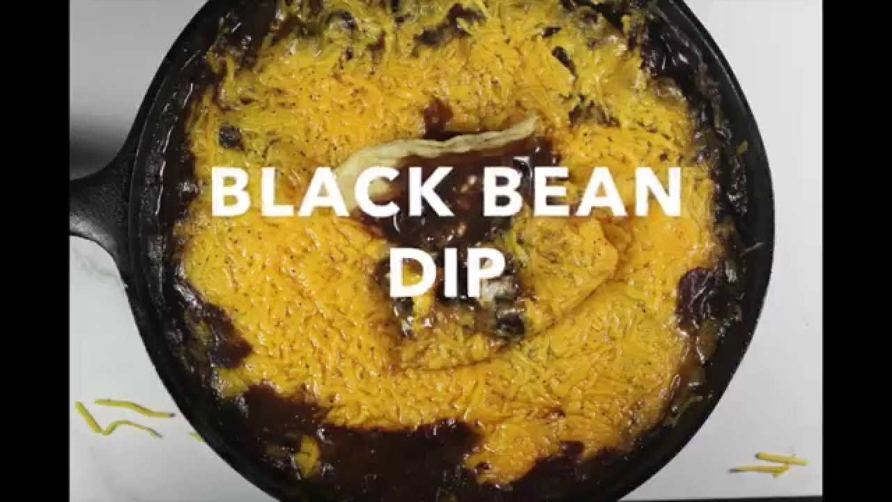 Simple and Delicious Black Bean & Cheese Dip