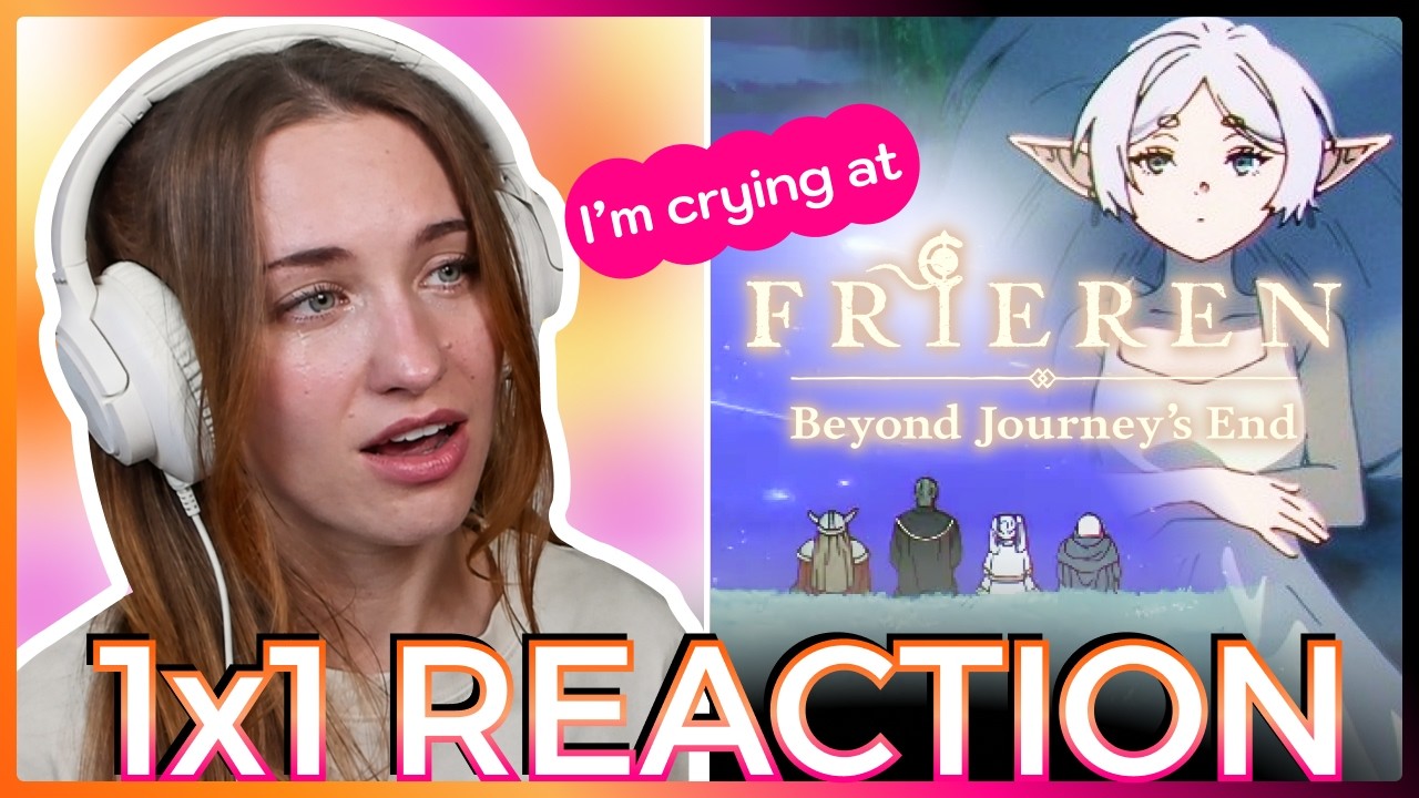 IN TEARS at My FIRST Anime🥹| Frieren: Beyond Journey&rsquo;s End | 1x1 REACTION &lsquo;The Journey's End&rsquo;