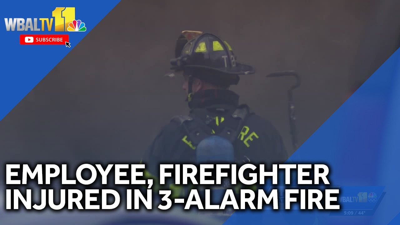 Firefighter, auto shop employee injured in 3-alarm fire