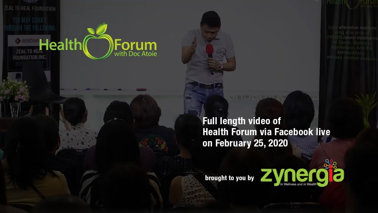 🍏〔LIVE〕25&ndash;FEB&ndash;20 | Health Forum with Doc Atoie