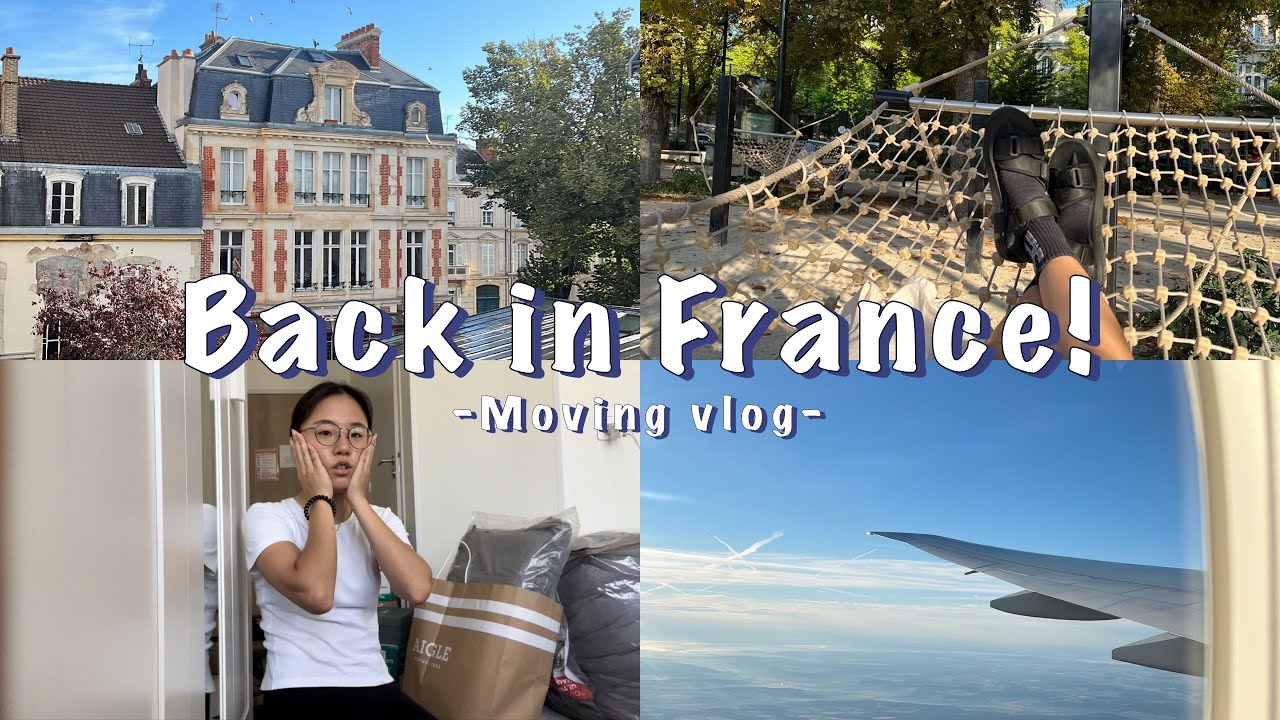 留學vlog🇫🇷｜我回法國了✈️😍、出國讀書帶什麼⁉️＋ 留學生的一天💫