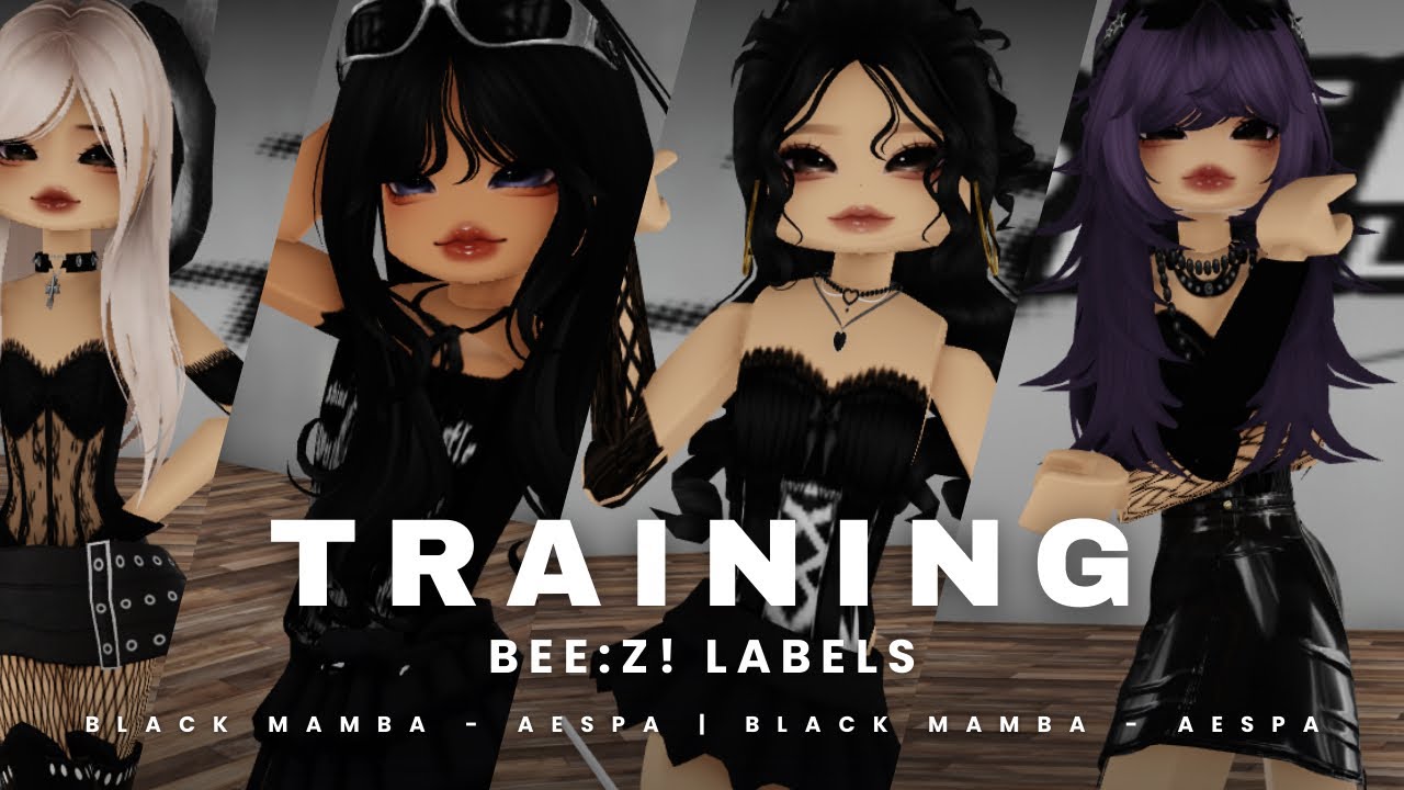 'BEE:Z! LABELS' TRAINEE - TRAINING SESSION (BLACK MAMBA by AESPA)