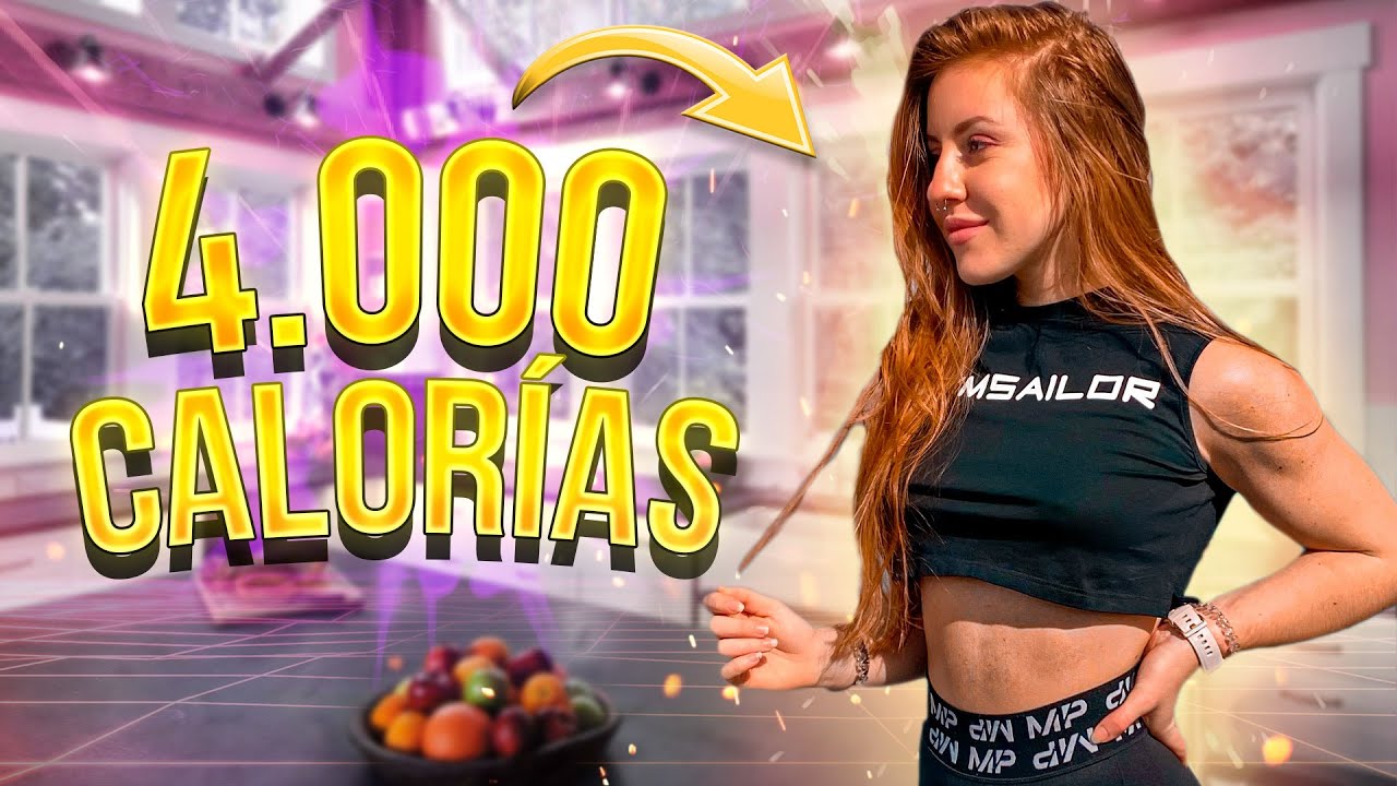 UN DÍA EN MI DIETA *Mi SECRETO para COMER 4.000 CALORÍAS* 🤯