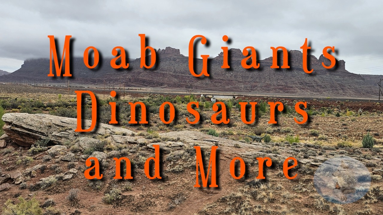Let's take a walk through Moab Giants Dinosaur Park