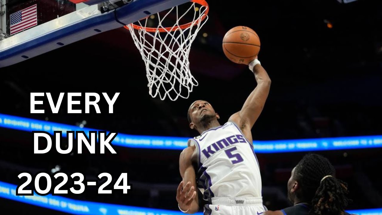 Every De'Aaron Fox Dunk from the 2023-24 season...