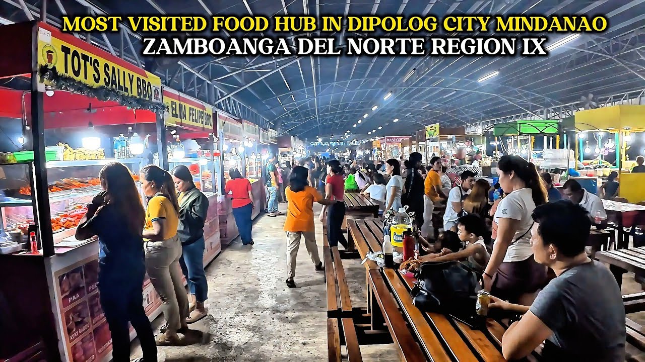[4K]FAMOUS FOOD HUB IN DIPOLOG CITY|DIPOLOG BOULEVARD ZAMBOANGA DEL NORTE REGION IX PHILIPPINES 🇵🇭