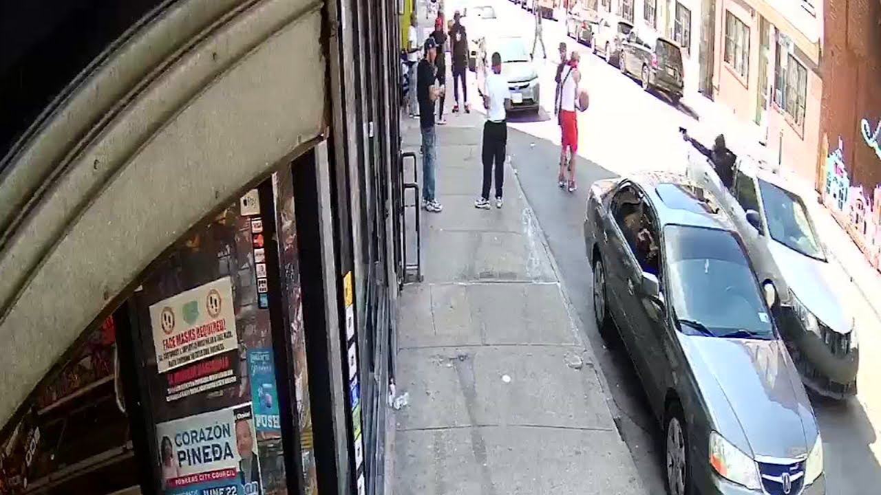 Video shows shooting outside deli in Yonkers