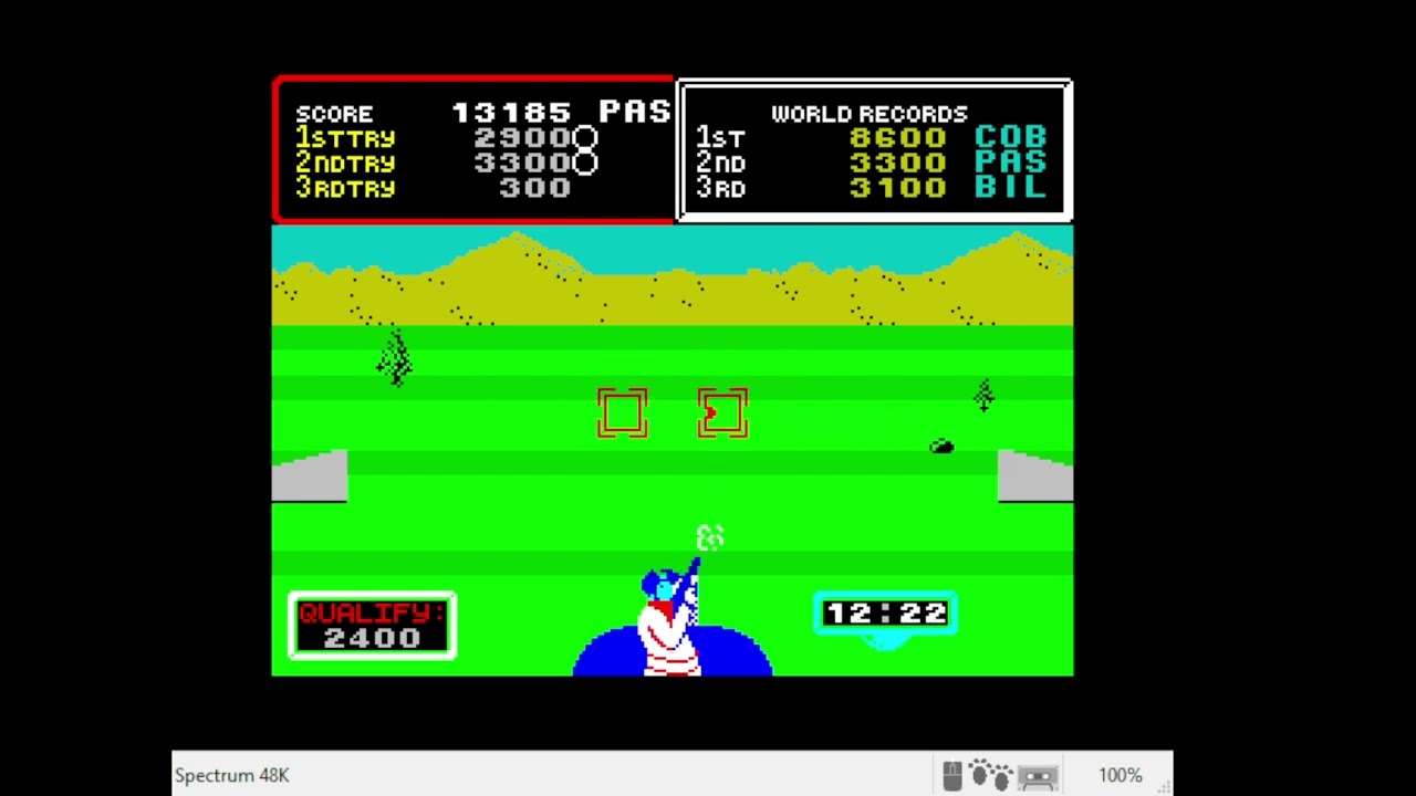 ZX Spectrum, Emulated, Hyper Sports, 19073 points
