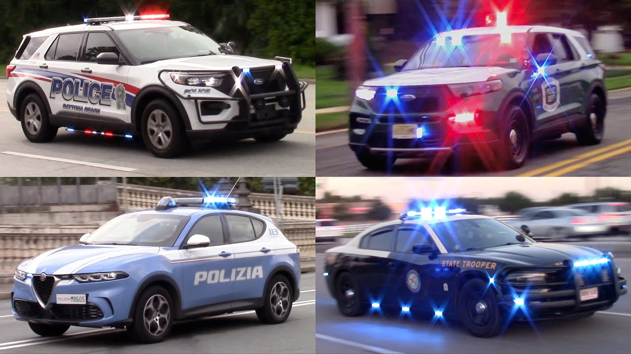 Police Cars Responding Compilation - Part 27