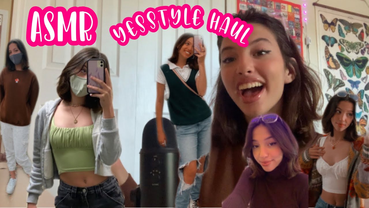 ASMR Yesstyle Try-On Haul 🤎✨ (check description for codes + links)