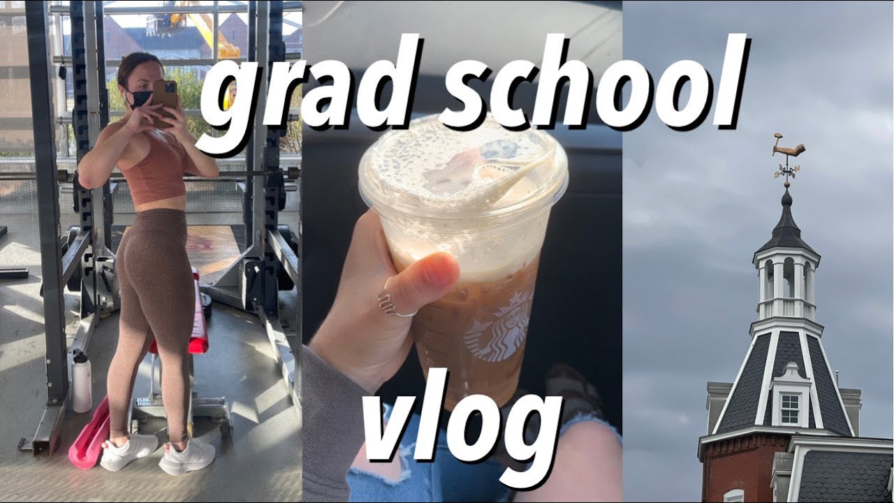 grad school week in my life at WPI: engineering graduate student
