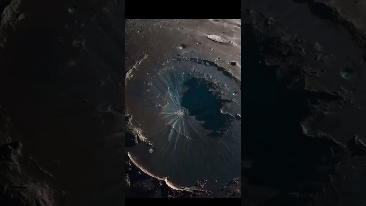 Basen Biegun Południowy Aitken - największy krater uderzeniowy na Księżycu #moon #księżyc #astronomy